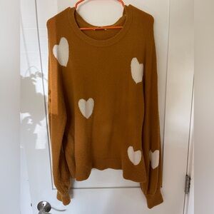 Madewell Heart Patterned Sweater